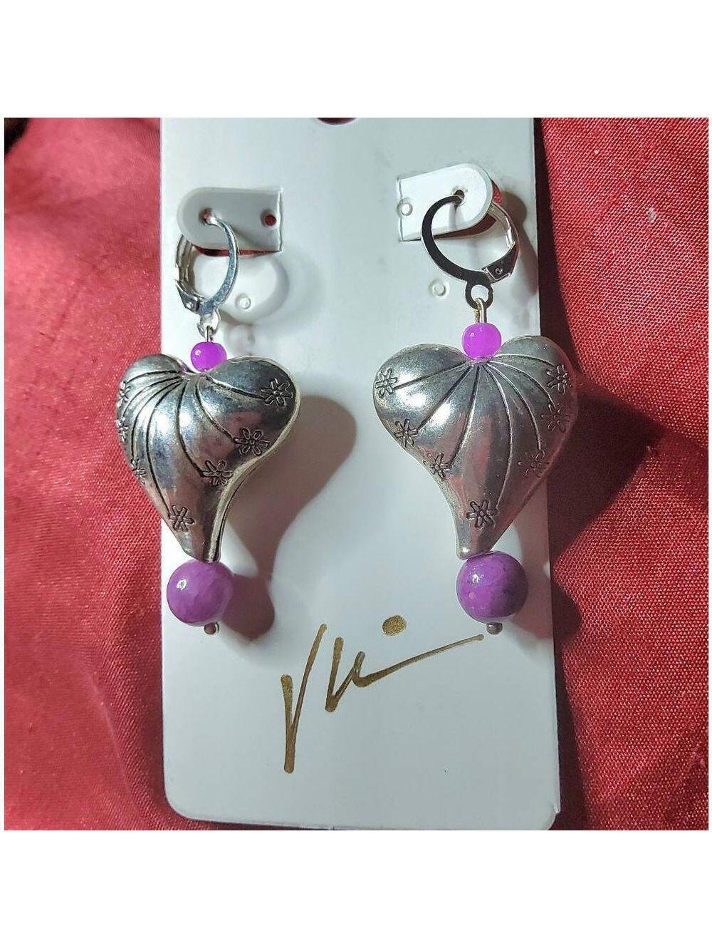 Hollow Heart Earrings